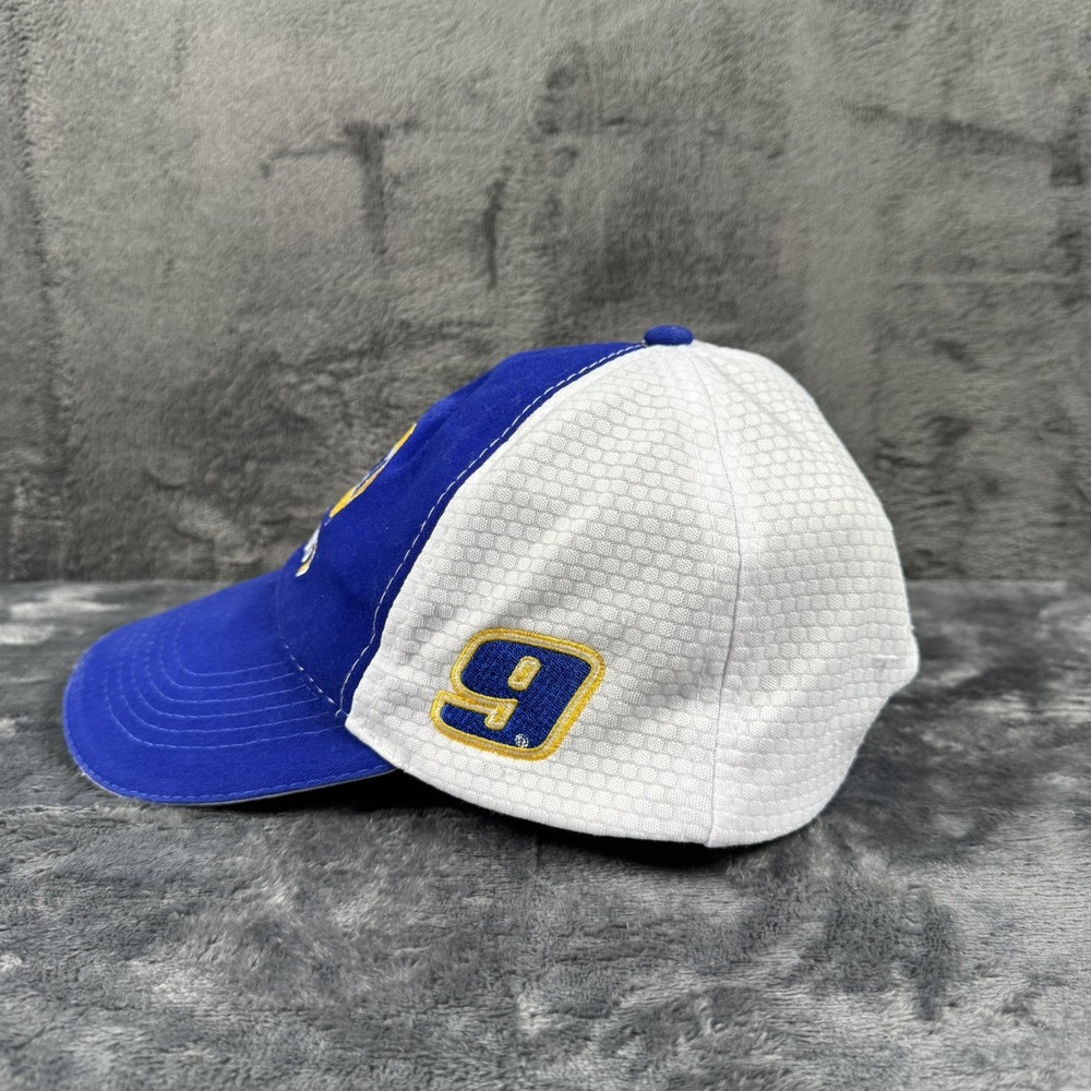 Napa Racing Cap Hat Mens Chase Elliott 9 NASCAR Blue White Adjustable Strapback - Picture 2 of 5